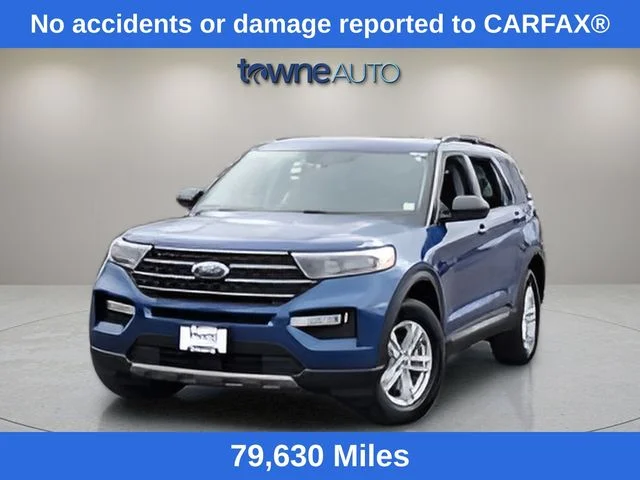 Used 2022 Blue Ford XLT image 1