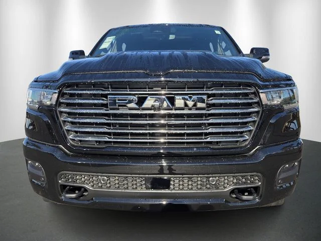 New 2026 Diamond Black Crystal Pearl-Coat Exterior Paint RAM Laramie image 2