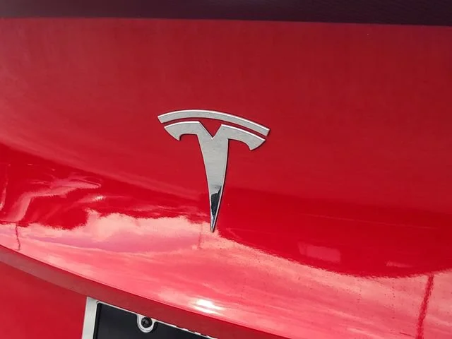 Used 2022 Red Tesla Performance image 9