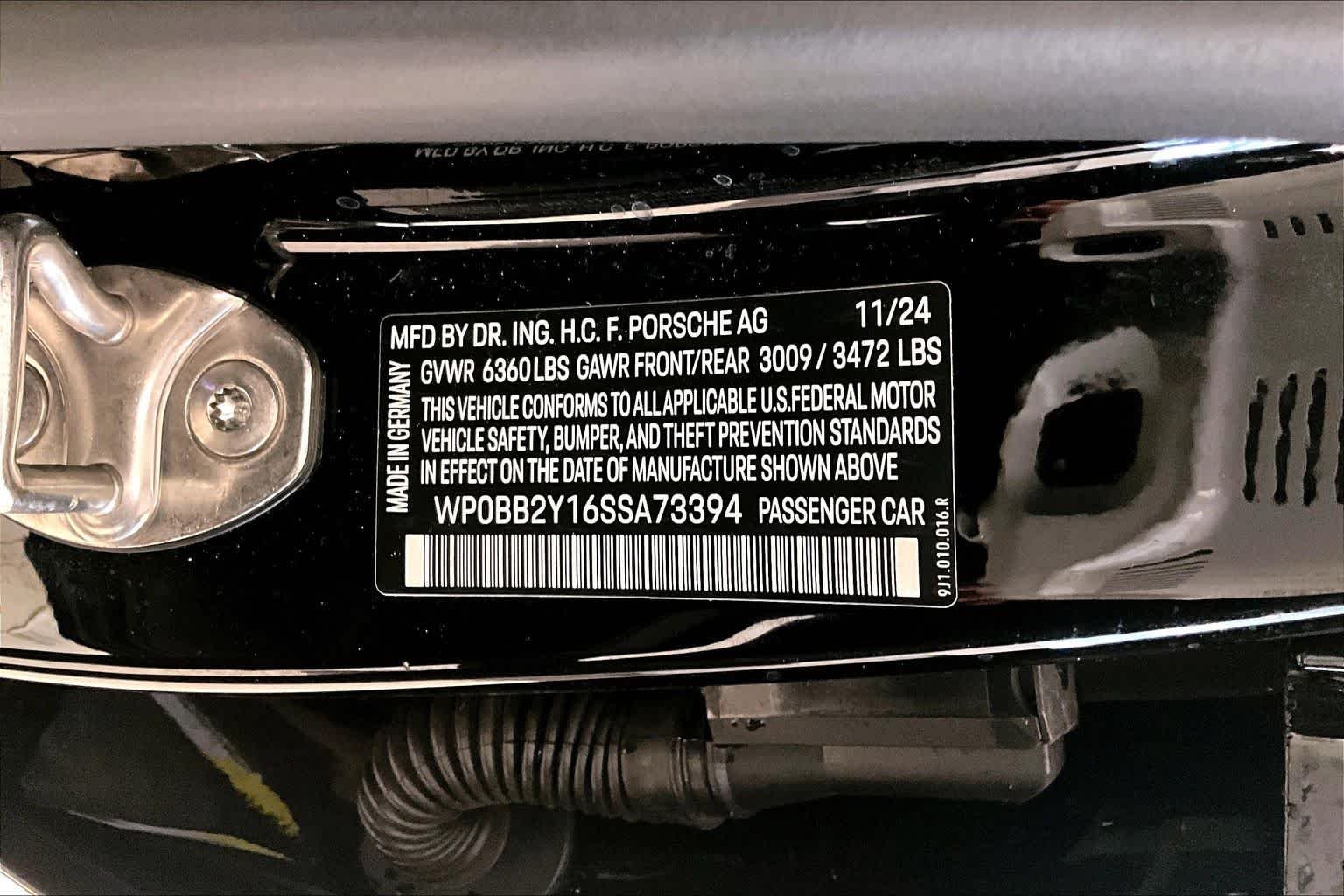 Used 2025 Black Porsche 4S image 30