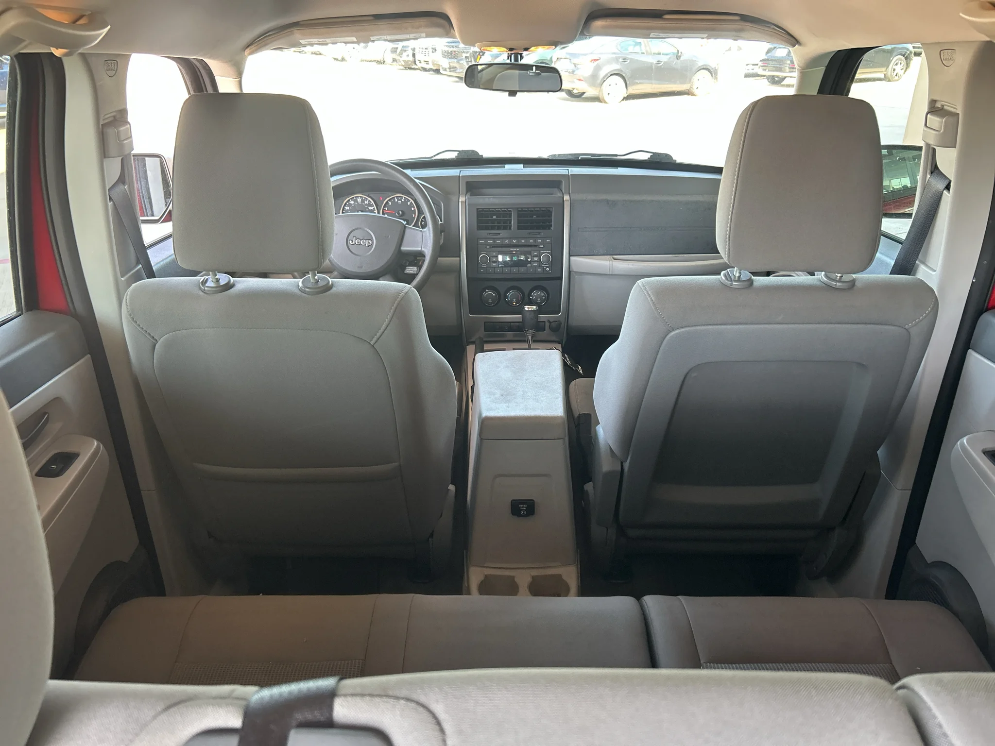Used 2008 Inferno Red Crystal Pearlcoat Jeep Sport image 10