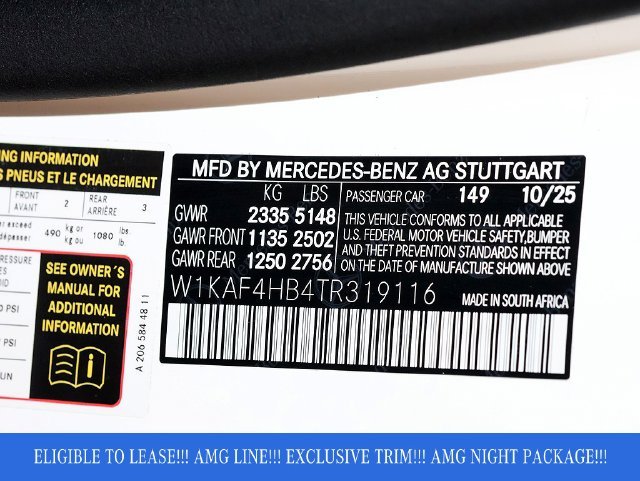 Certified Used 2026 Polar White Mercedes-Benz C 300 image 39