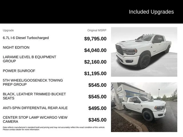 Used 2024 White Ram Laramie Crew Cab 4x4 6