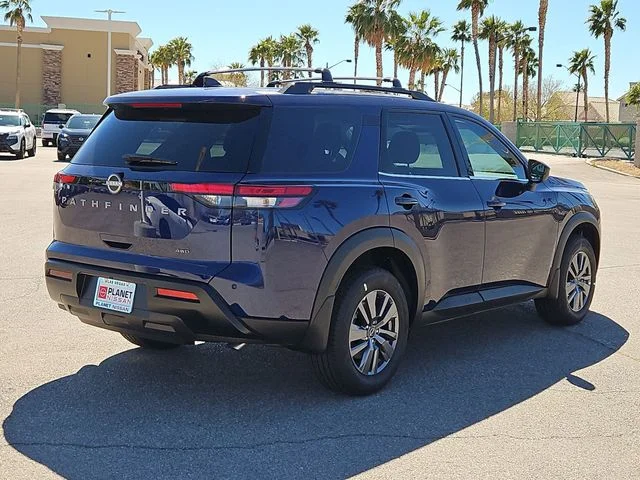 New 2026 Deep Ocean Blue Pearl Nissan SV image 3