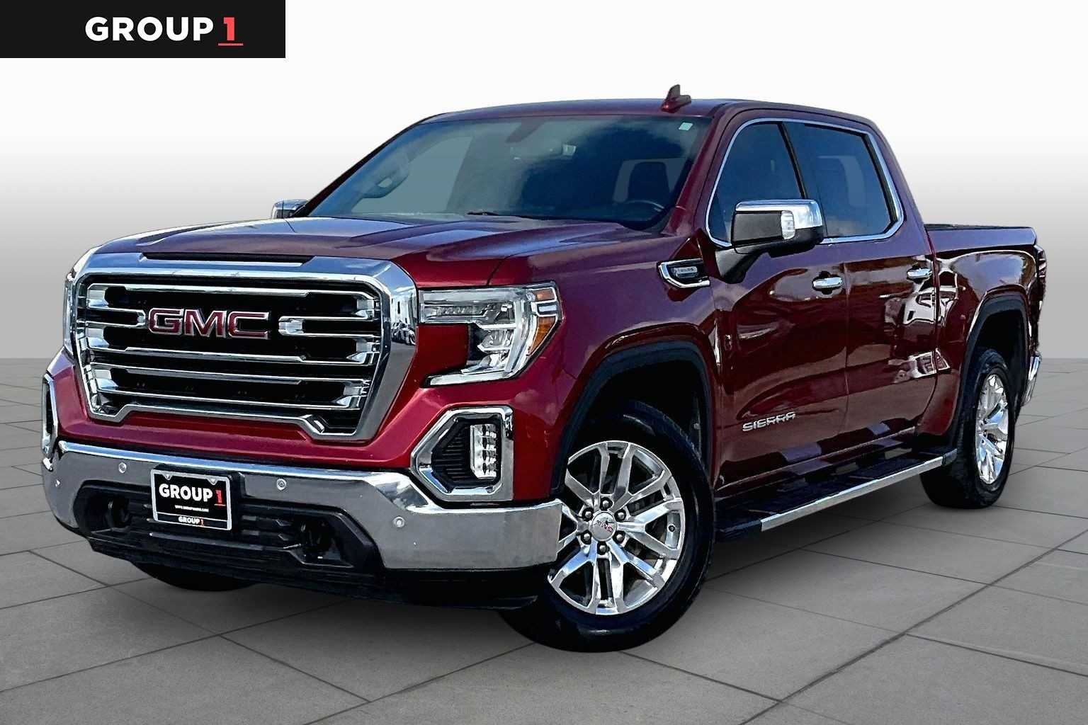 Used 2020 RED QUARTZ TINTCOAT GMC SLT image 1