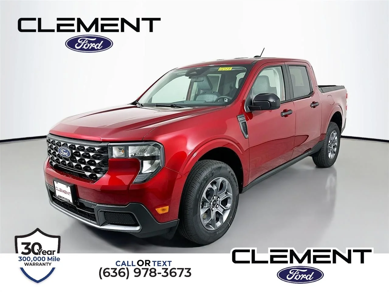 New 2026 Ruby Red Metallic Tinted Clearcoat Ford XLT image 1