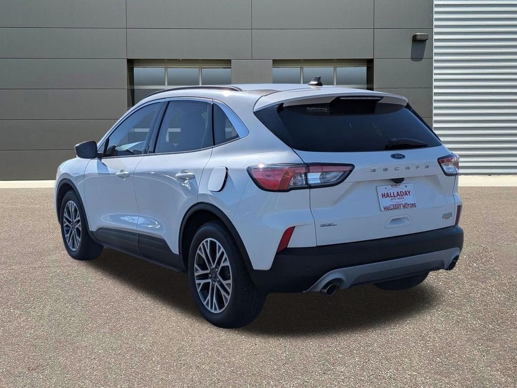 Used 2022 Star White Metallic Tri-Coat Ford SEL image 8