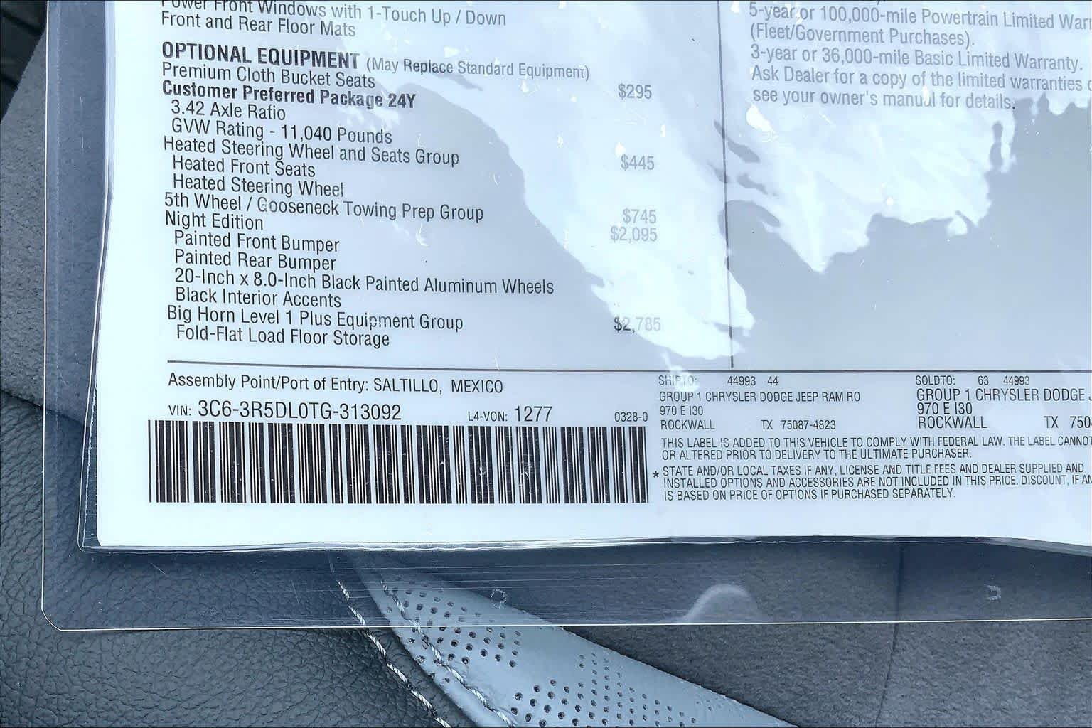 New 2026 Ceramic Gray Clearcoat RAM Lone Star image 18