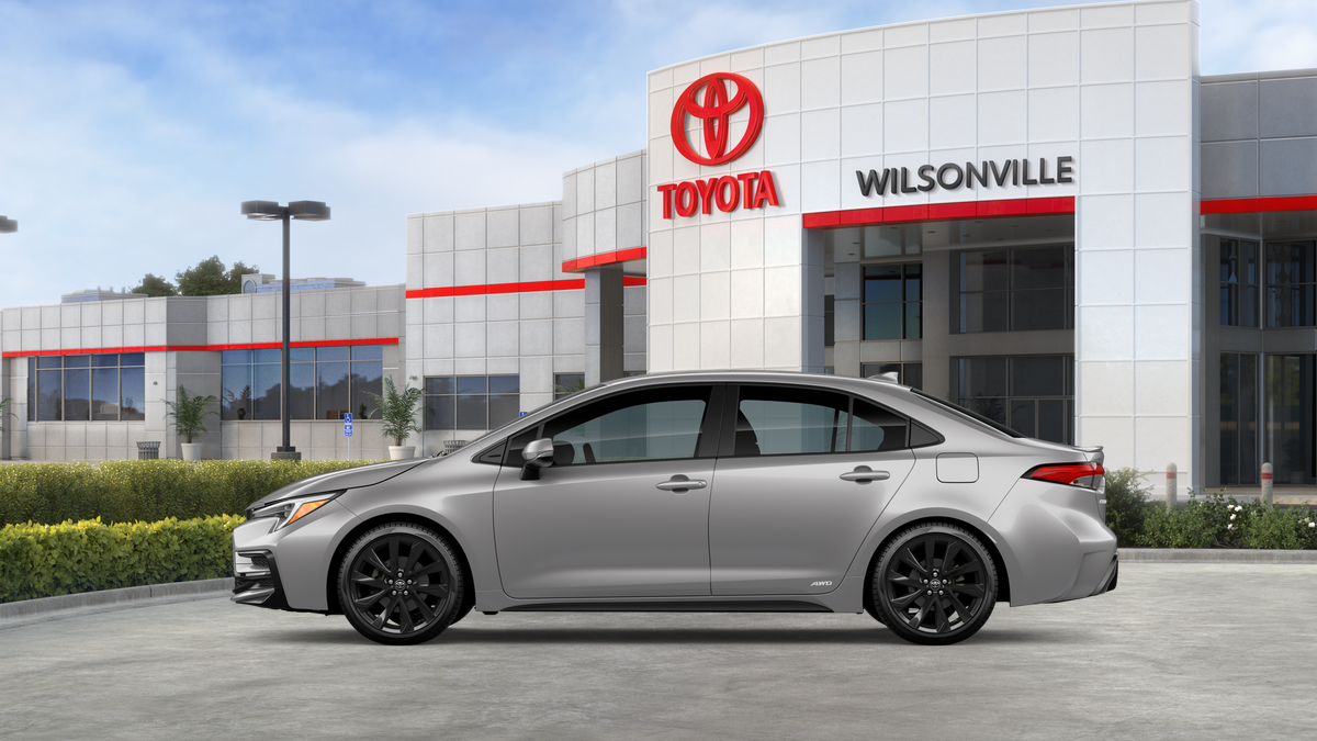 New 2026 Classic Silver Metallic Toyota Hybrid SE image 4