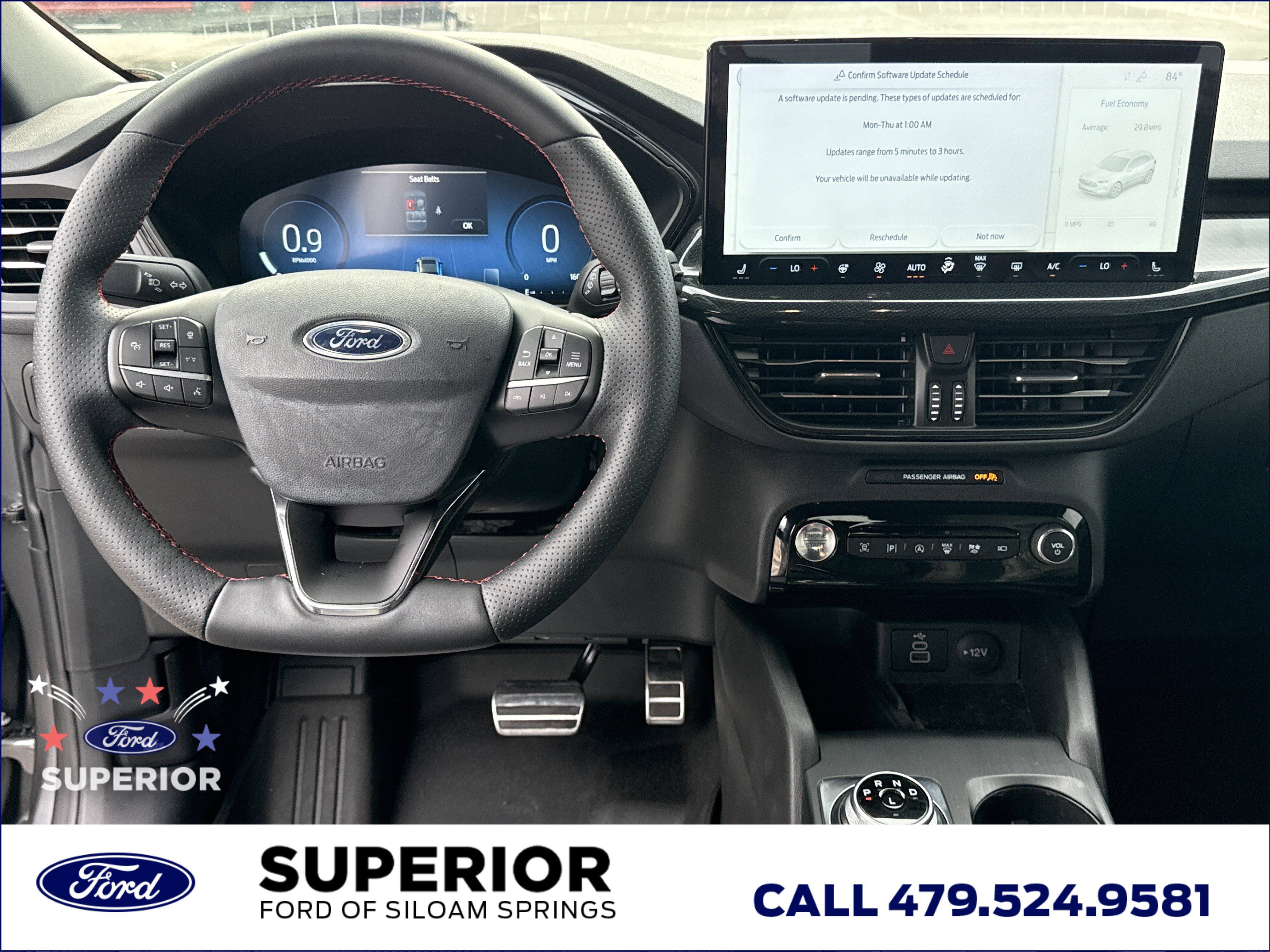 Used 2024 Light Blue Clearcoat Metallic Ford ST-Line Elite AWD image 8