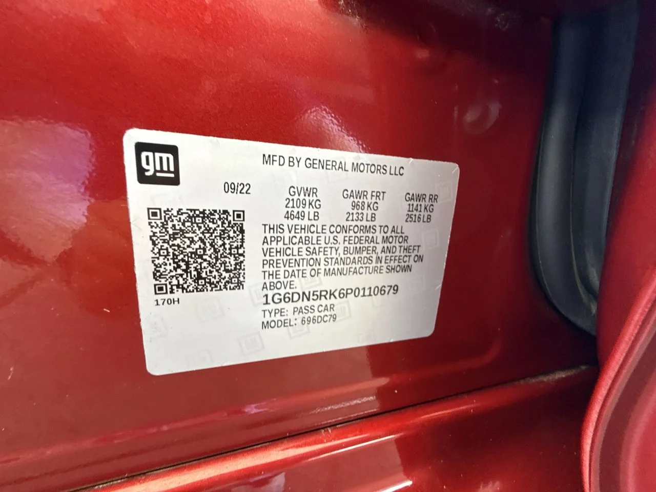 Certified Used 2023 Radiant Red Tintcoat Cadillac Premium Luxury image 34