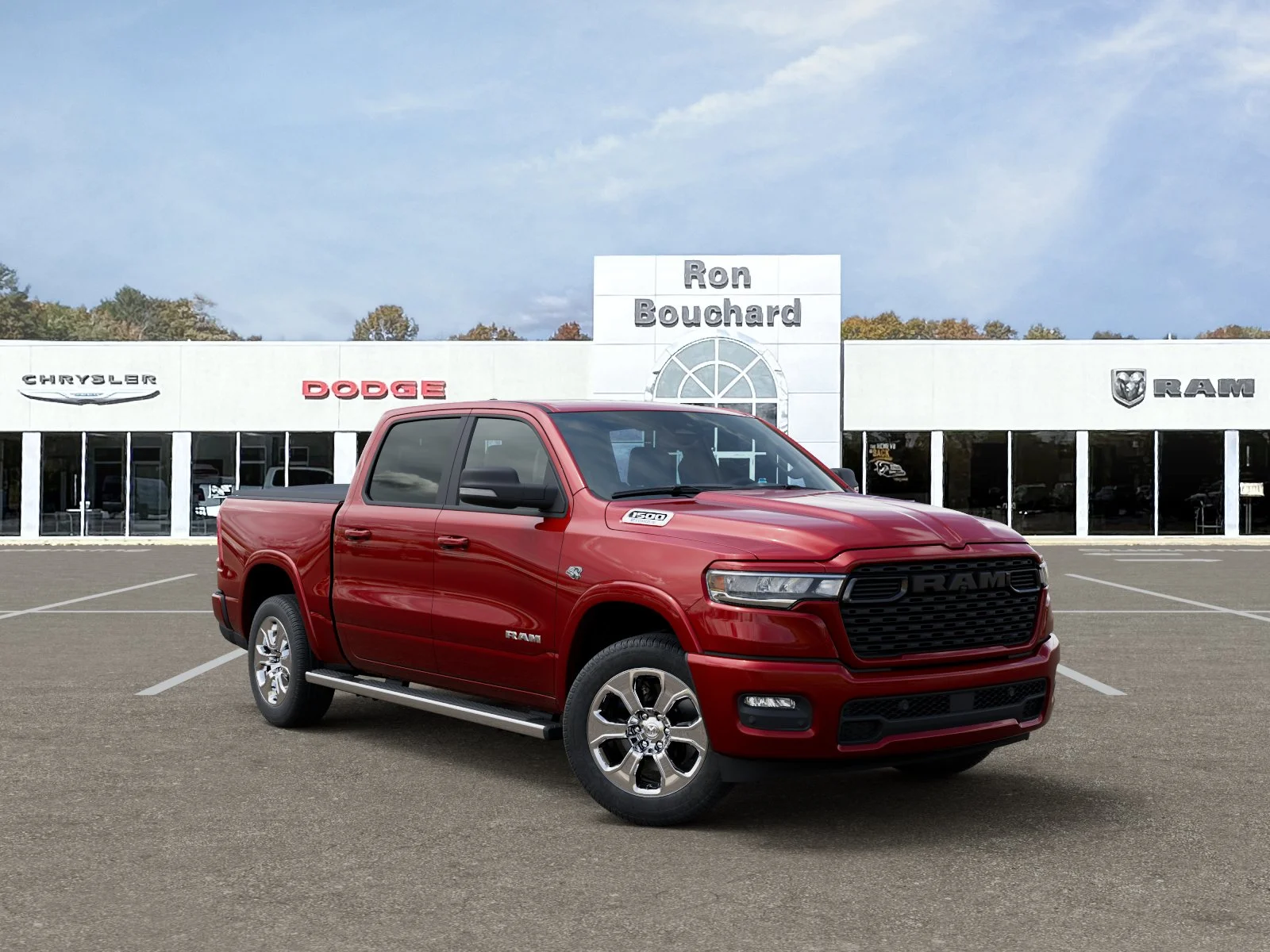 New 2026 Molten Red Pearl-Coat Exterior Paint RAM Big Horn image 31