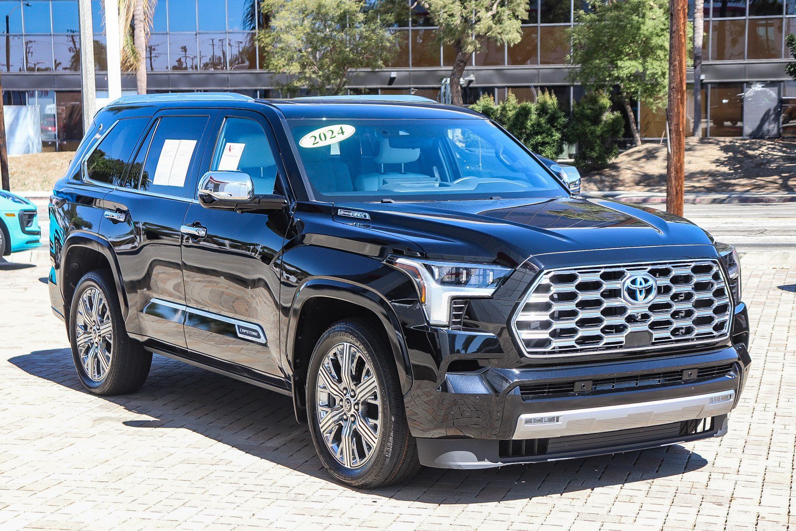 Used 2024 Midnight Black Metallic Toyota Capstone image 3