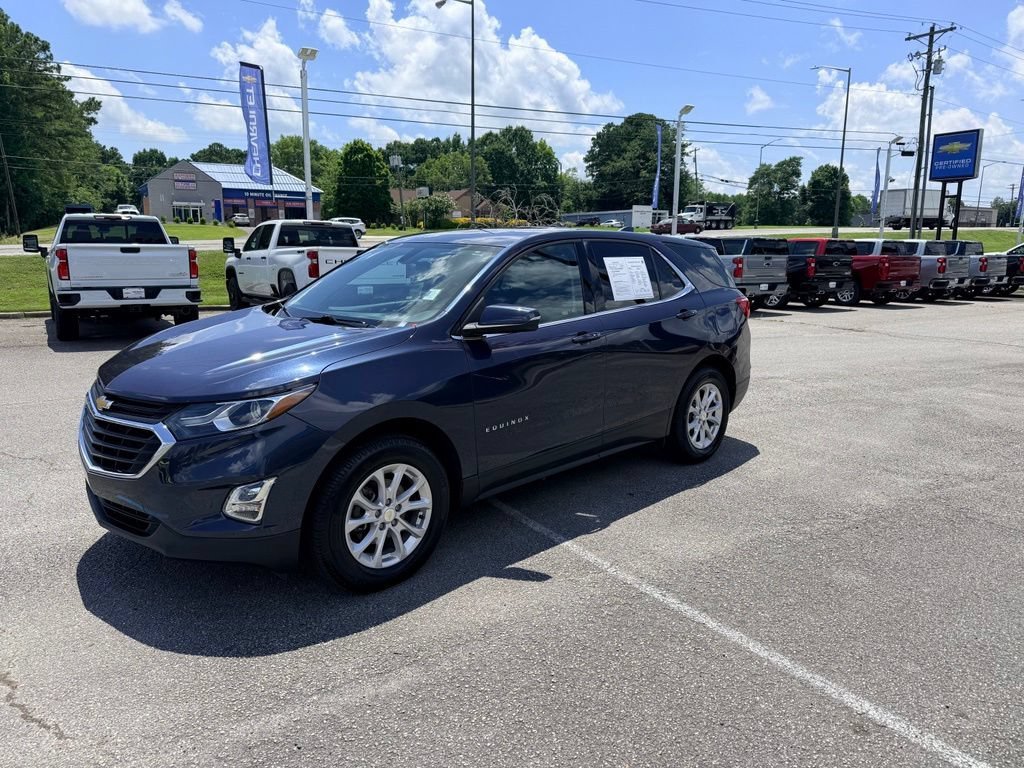 Used 2018 Chevrolet Equinox LT with VIN 3GNAXSEVXJL370643 for sale in Guntersville, AL