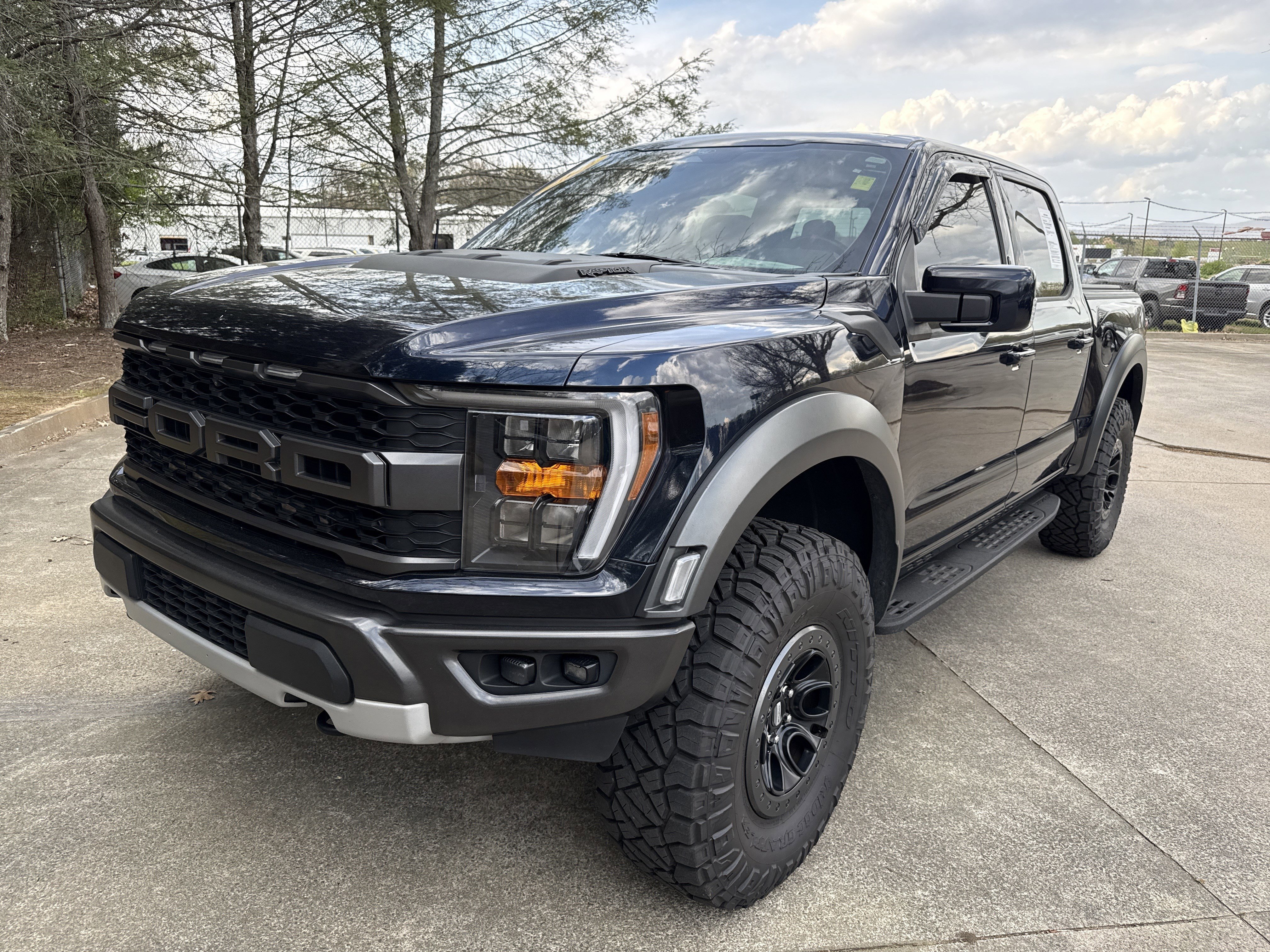 Used 2022 Blue Metallic Ford Raptor image 3