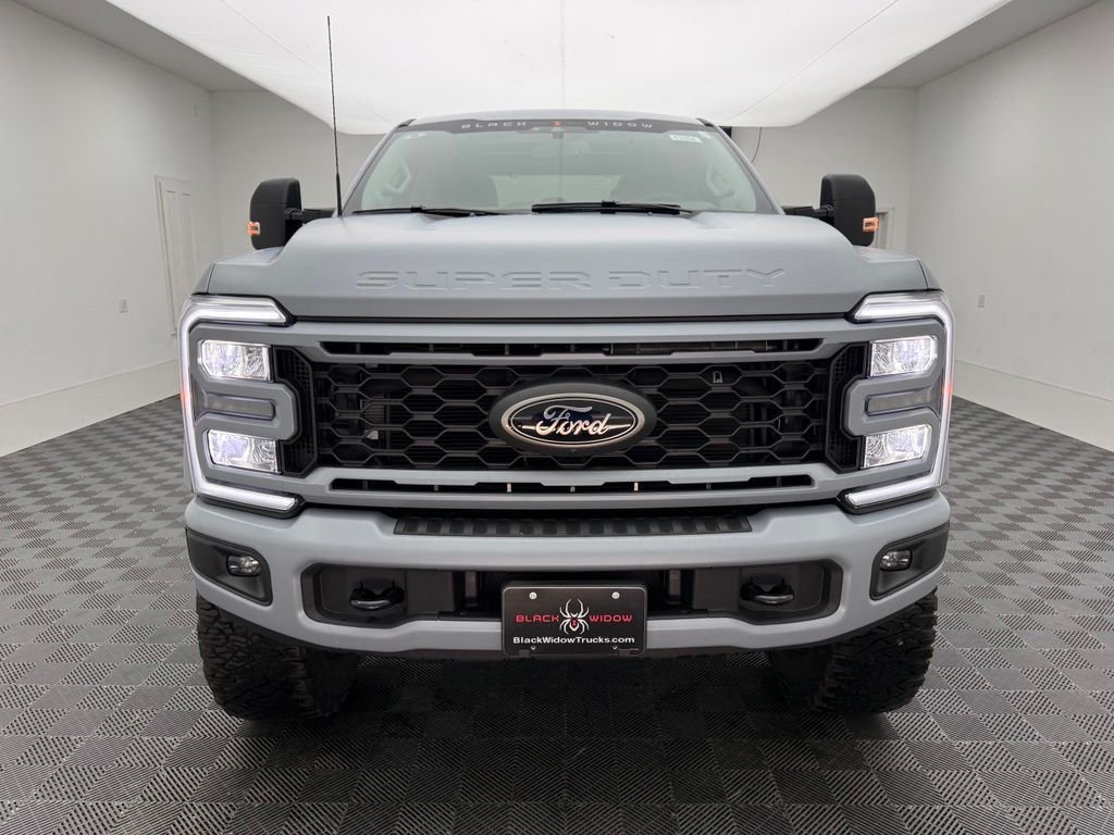 New 2026 Matte Glacier Gray Ford XLT Black Widow Lifted Truck image 16