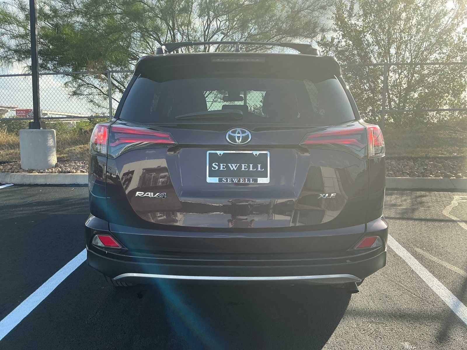 Used 2017 Black Currant Metallic Toyota XLE image 5