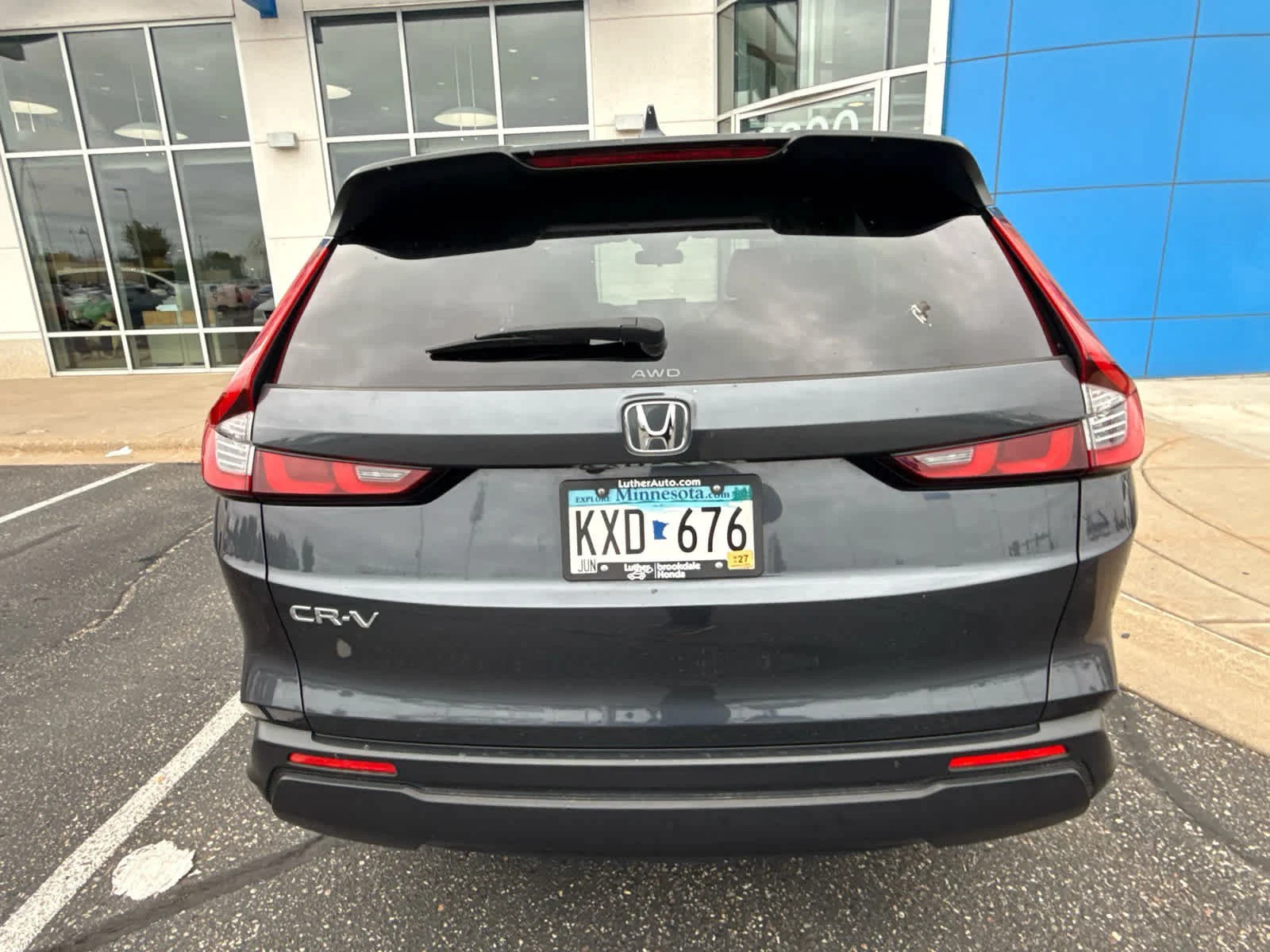 Used 2023 Meteorite Gray Metallic Honda EX image 3
