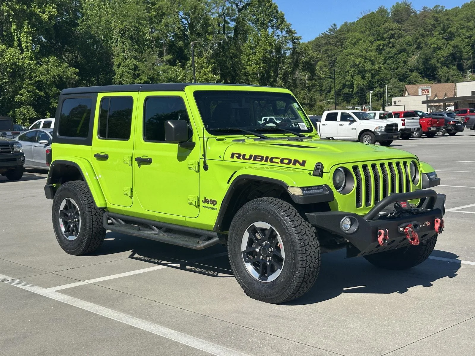 Used 2021 Gecko Clearcoat Jeep Unlimited Rubicon image 1