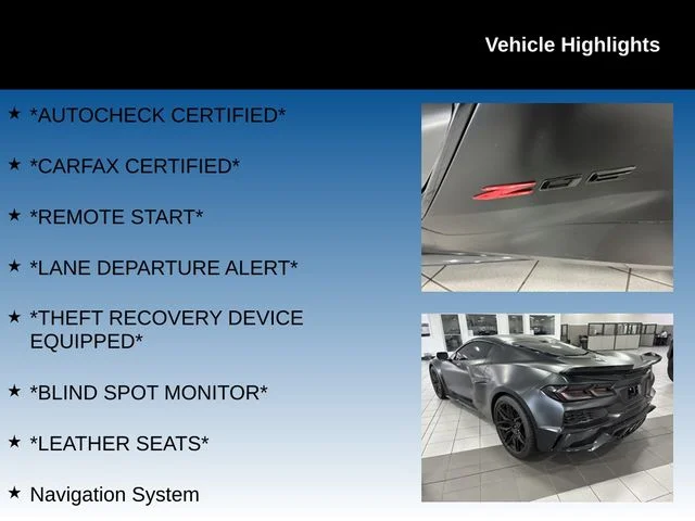 Used 2023 Black Chevrolet Z06 image 4