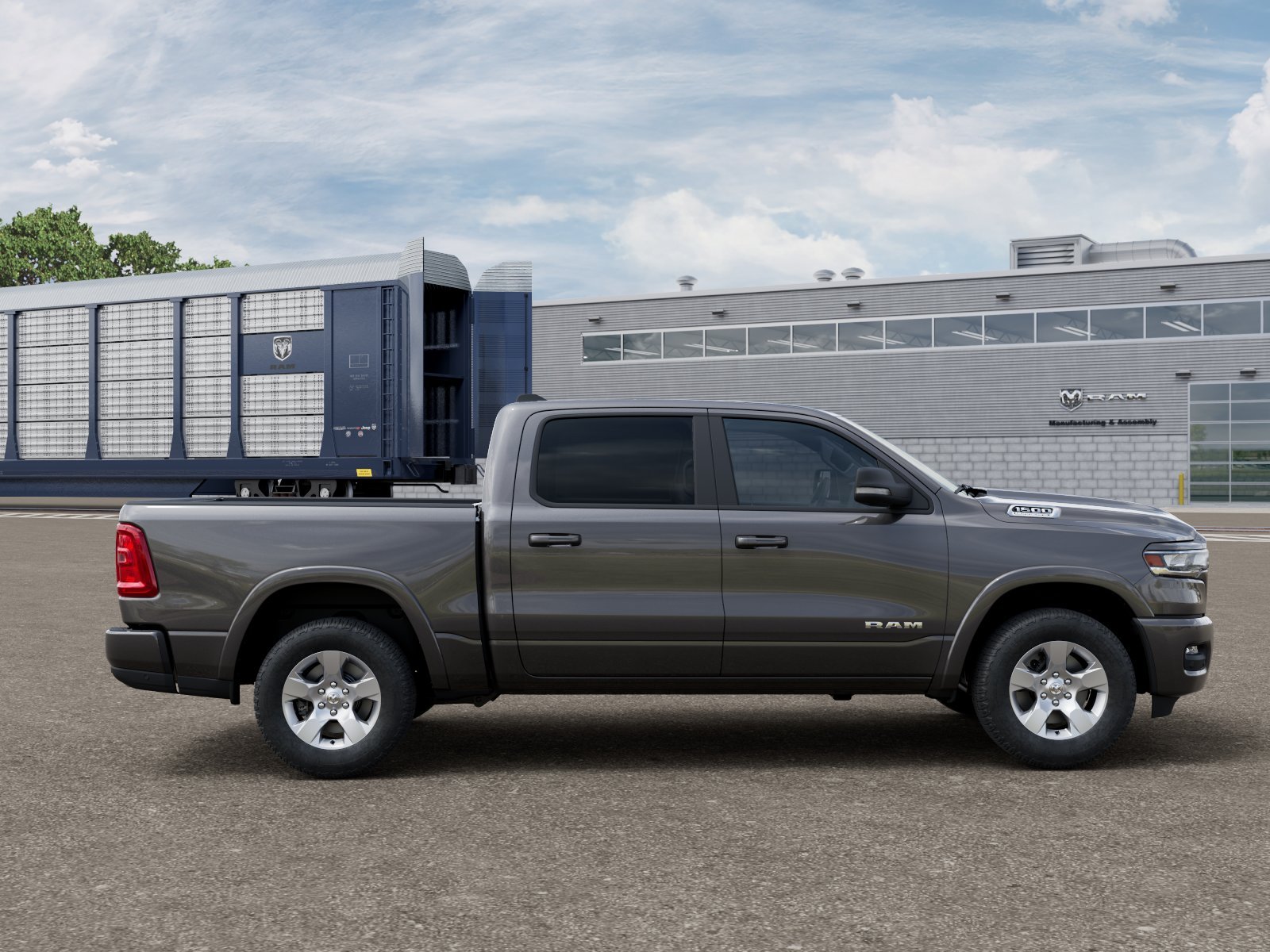 New 2026 Granite Crystal Metallic Clear-Coat Exterior Paint RAM Big Horn/Lone Star image 21