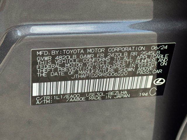 Used 2024 Gray Lexus IS 500 F SPORT Performance Premium image 23