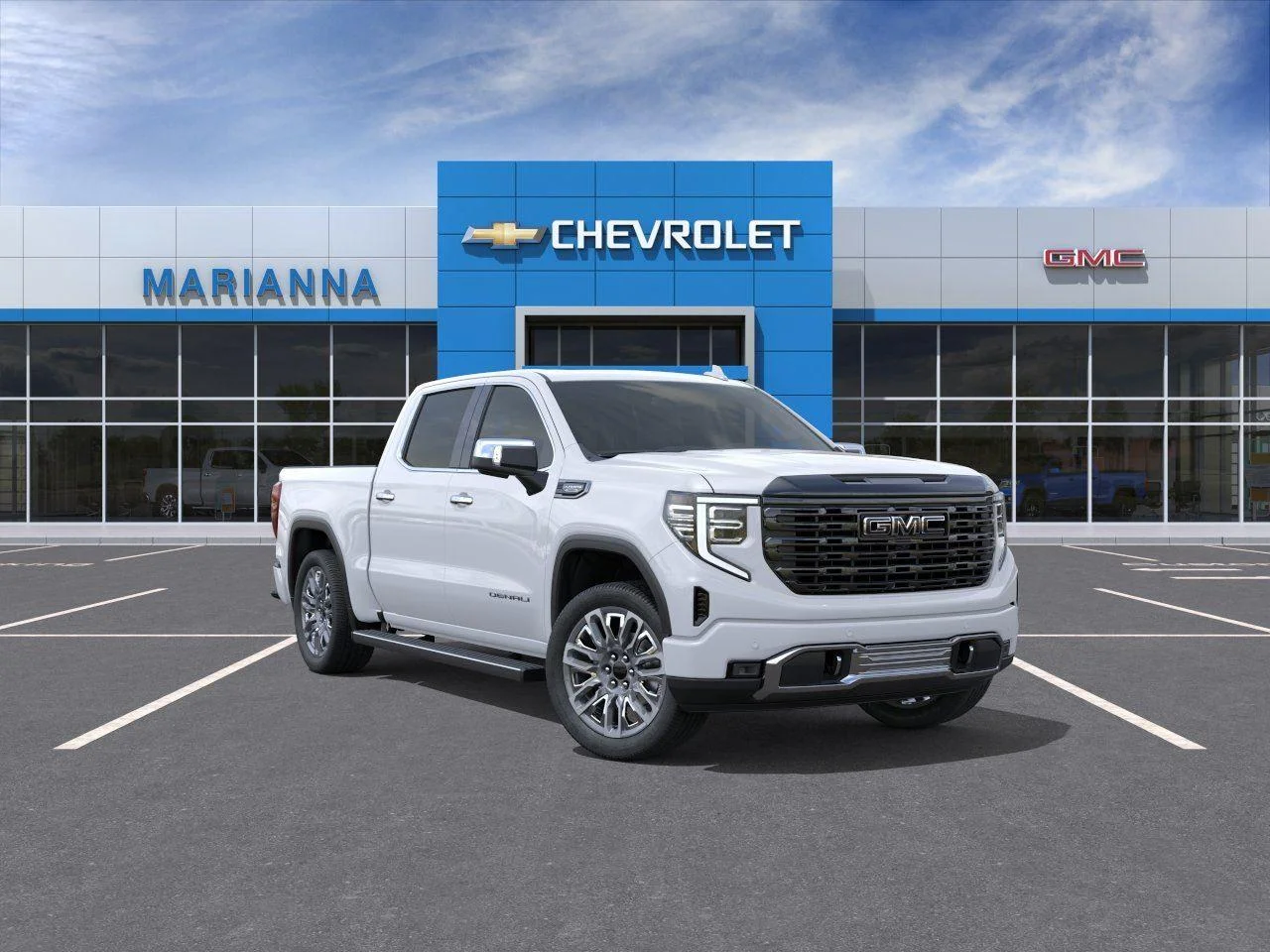 New 2026 Glacier White Tricoat GMC Denali Ultimate image 1