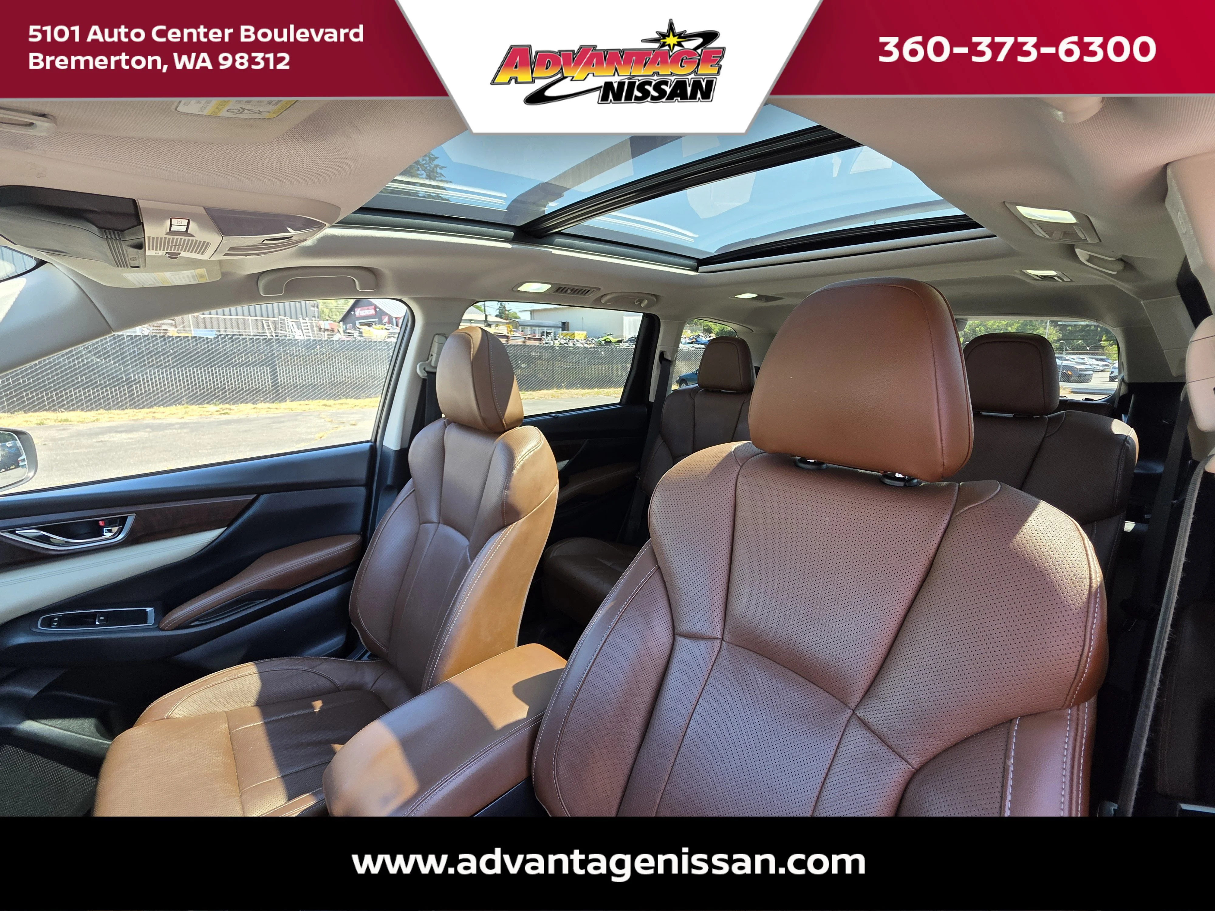 Used 2019 Crystal White Pearl Subaru Touring image 14