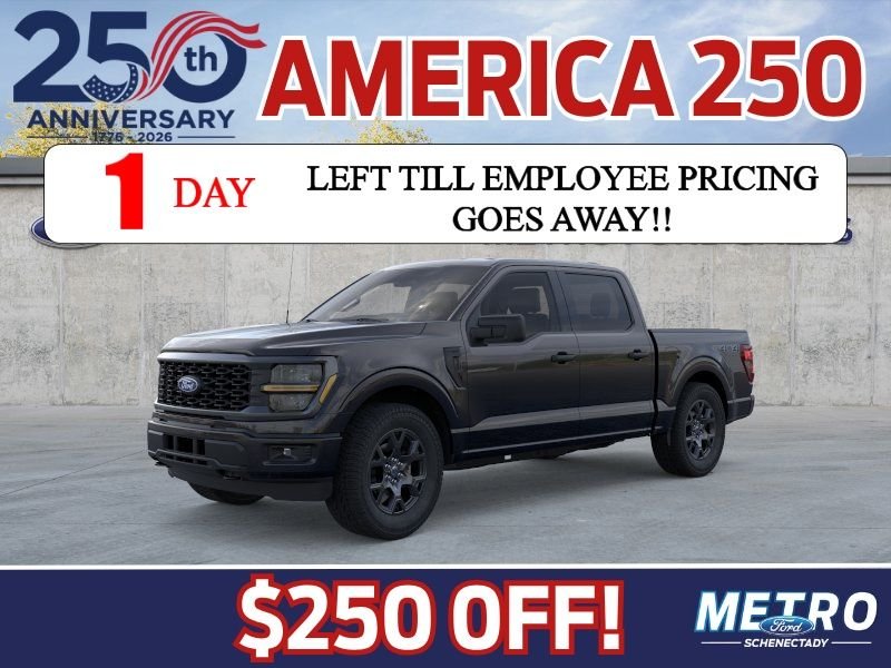 New 2026 Agate Black Metallic Ford STX image 2