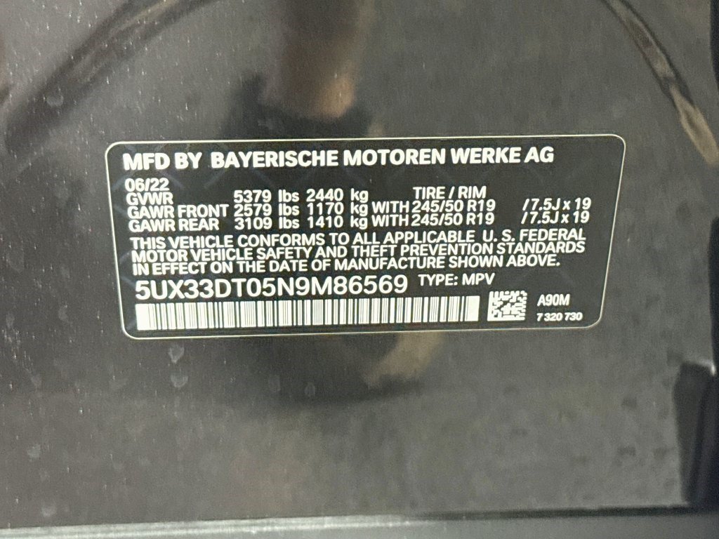 Used 2022 Dark Graphite Metallic BMW xDrive30i image 36
