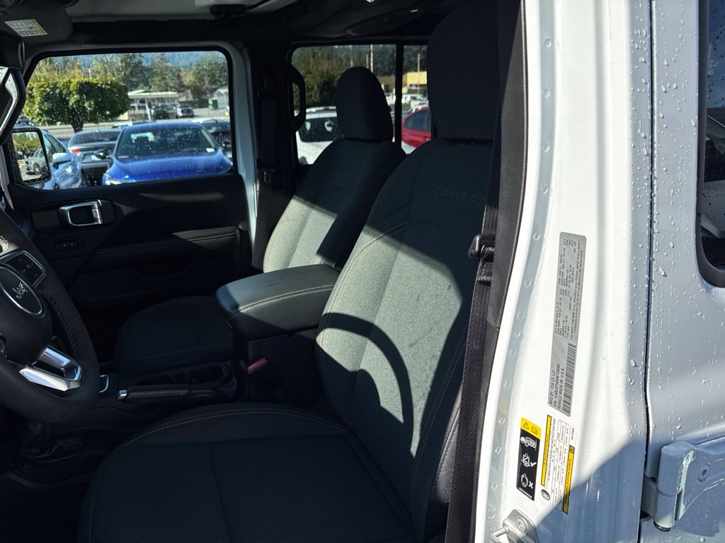 Used 2024 Bright White Clearcoat Jeep Sahara 4xe image 4