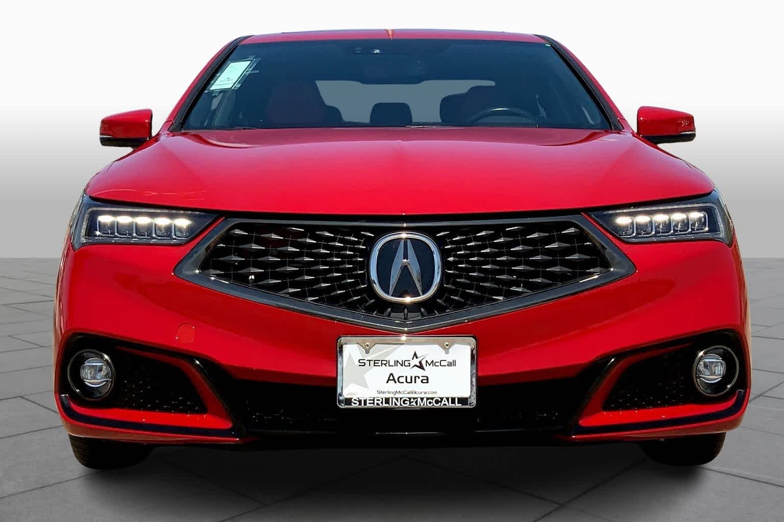 Used 2019 San Marino Red Acura w/A-Spec Pkg Red Leather image 3