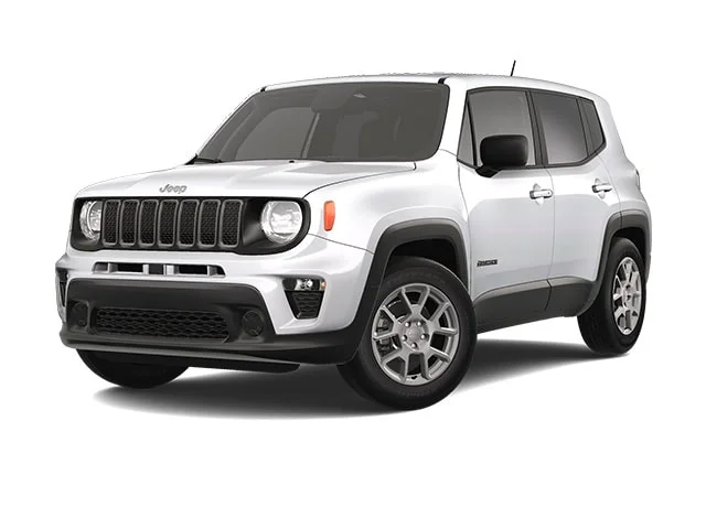 Used 2023 Alpine White Jeep Latitude image 1