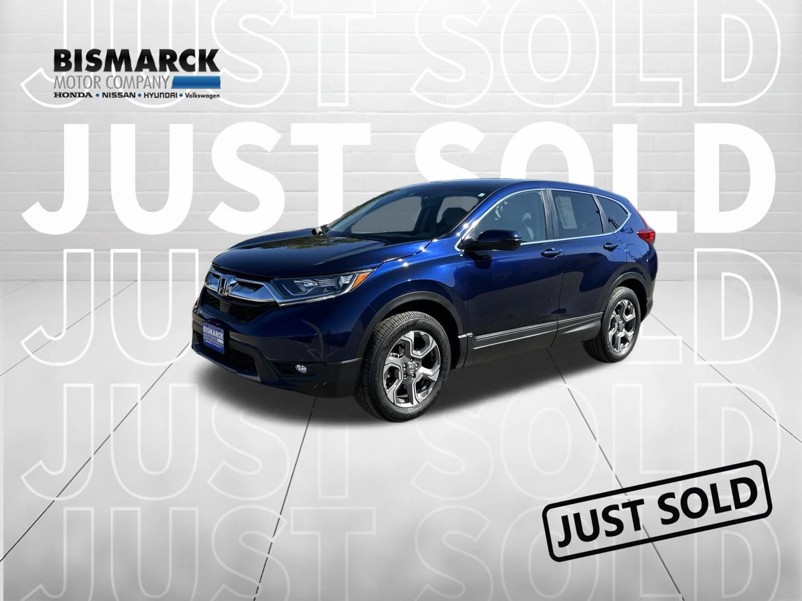 Used 2017 Blue Honda EX-L image 1