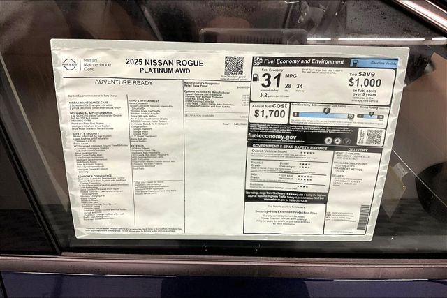 2025 Nissan Rogue Platinum - Photo 40