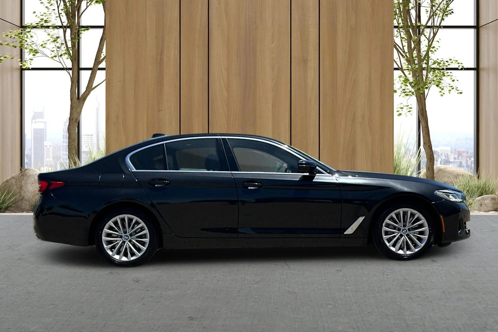Used 2021 Black BMW 530i image 3