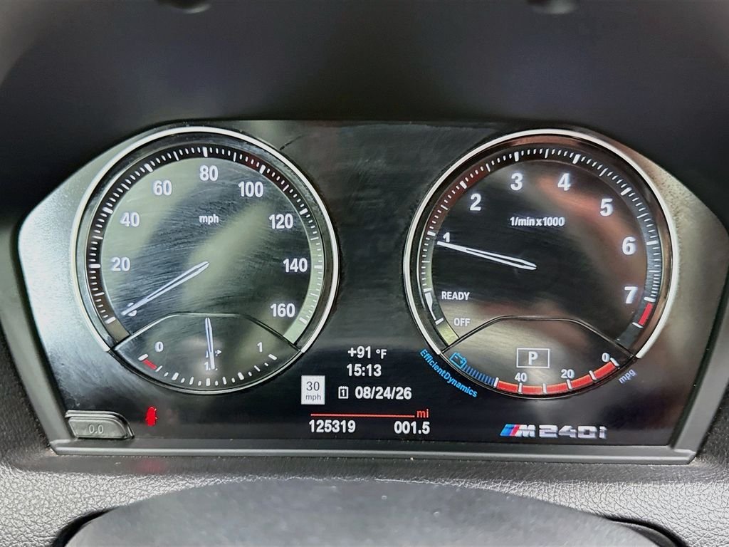 Used 2018 Mineral Gray Metallic BMW M240i xDrive image 31