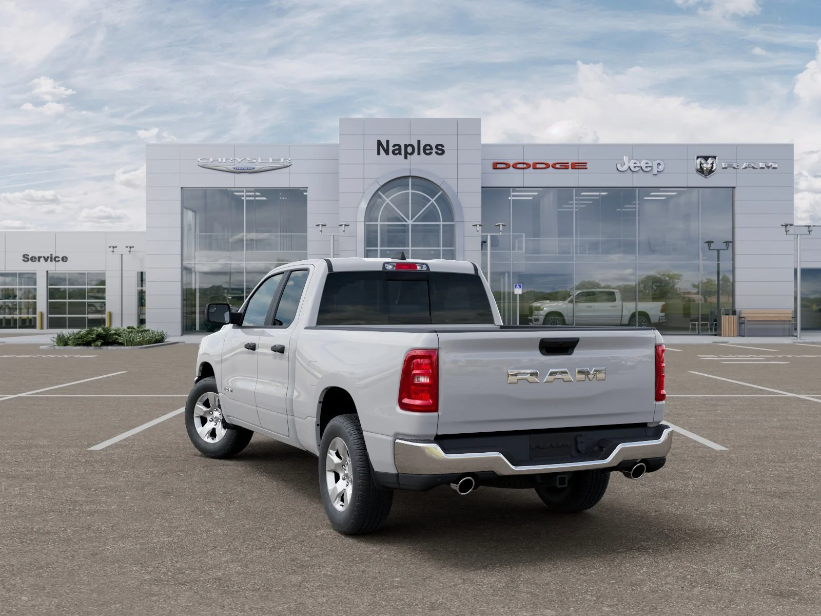 New 2026 Bright White Clear-Coat Exterior Paint RAM Tradesman image 3