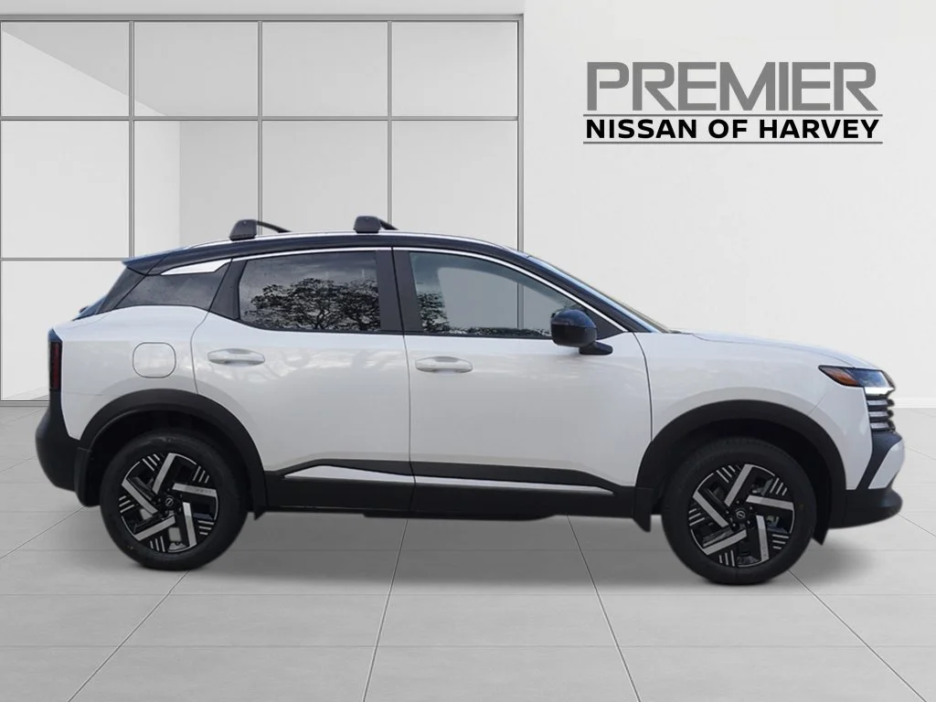 New 2027 Aspen White TriCoat / Super Black Two-tone Nissan SV image 6