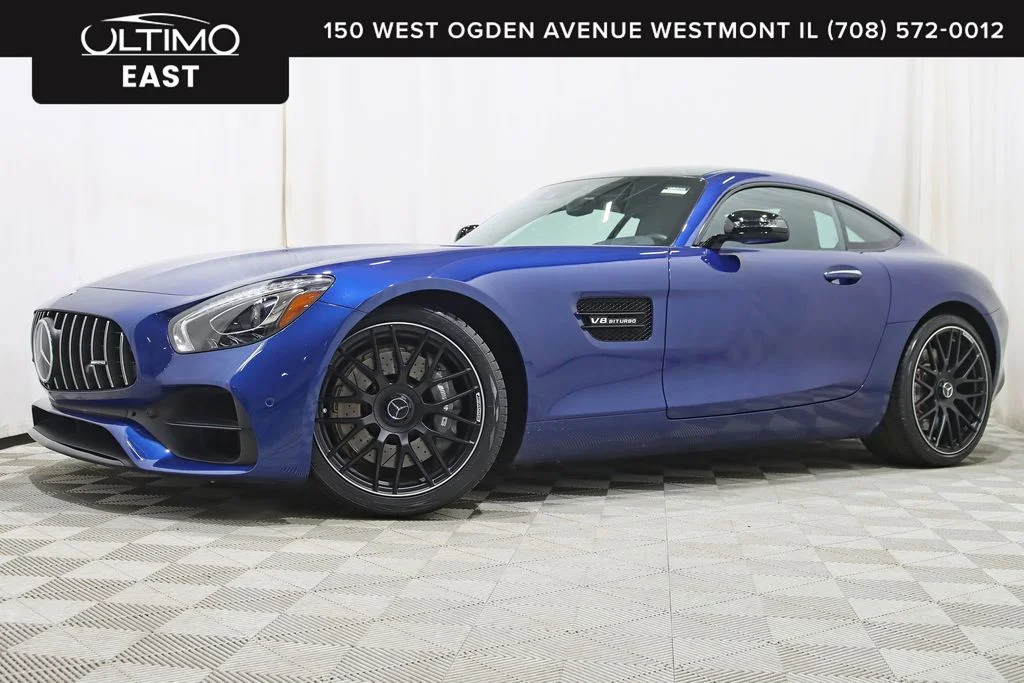 Used 2019 Blue Mercedes-Benz Base image 1