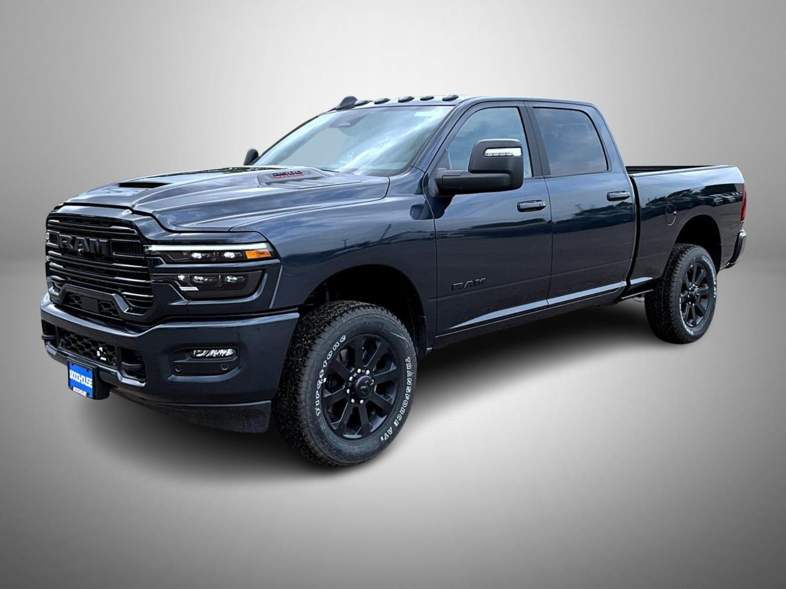New 2026 Forged Blue Metallic Exterior Paint RAM Laramie image 1