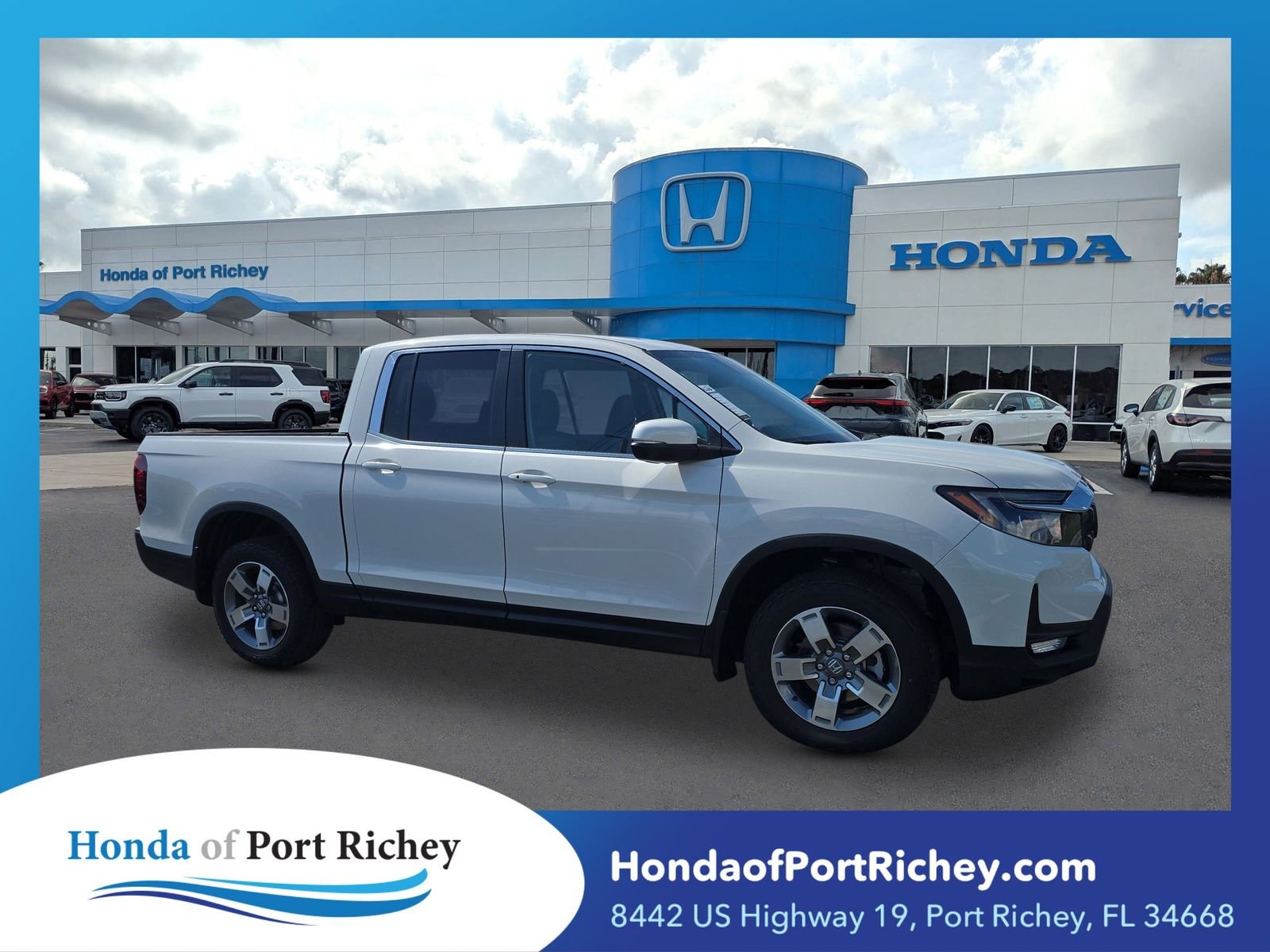 New 2026 Platinum White Pearl Honda RTL image 1