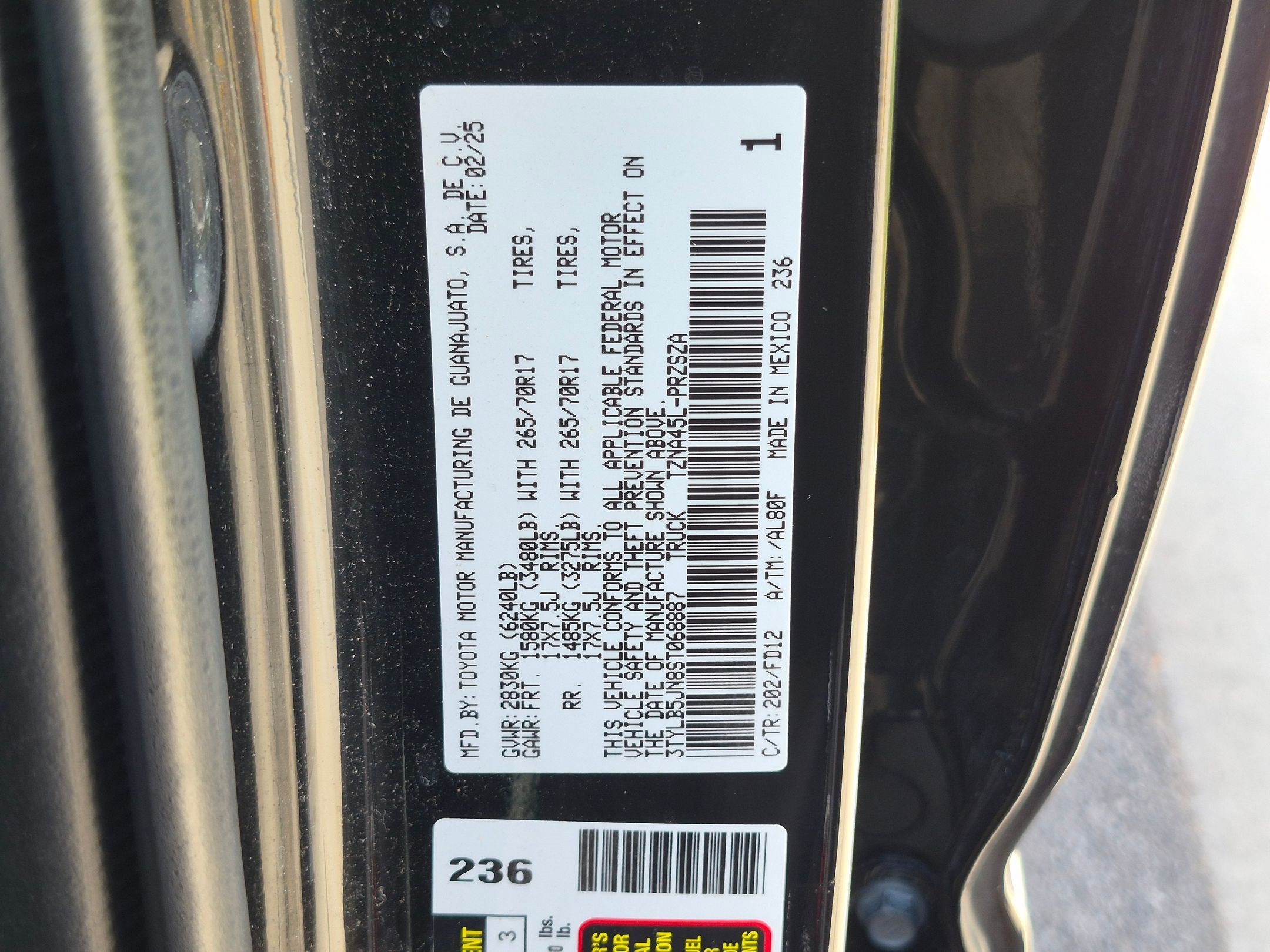 Used 2025 Black Toyota TRD Off Road image 34