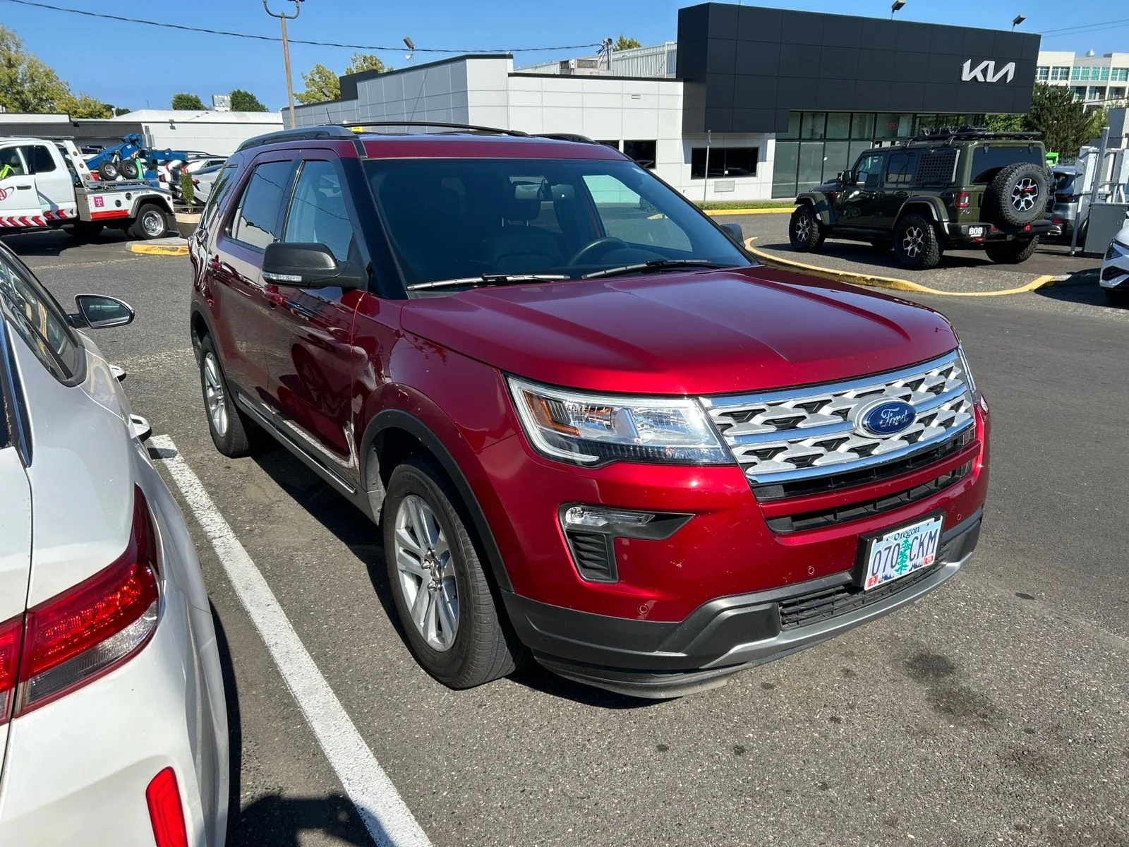 Used 2019 Ruby Red Metallic Ford XLT image 2