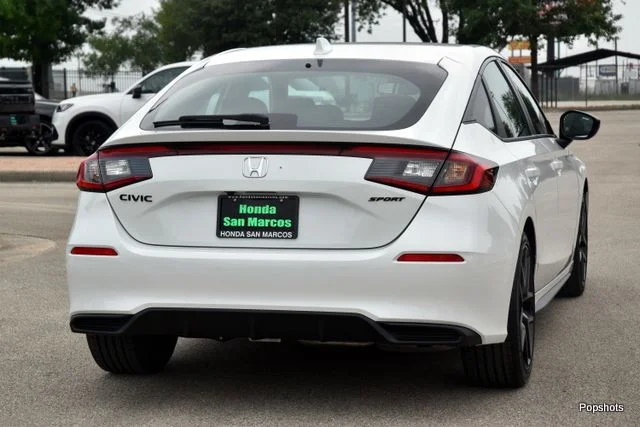 New 2026 Platinum White Pearl Honda FWD Sport image 3