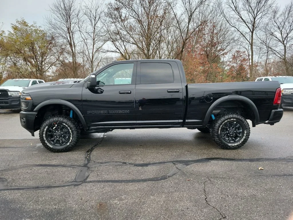 New 2026 Diamond Black Crystal Pearl-Coat Exterior Paint RAM Power Wagon image 4