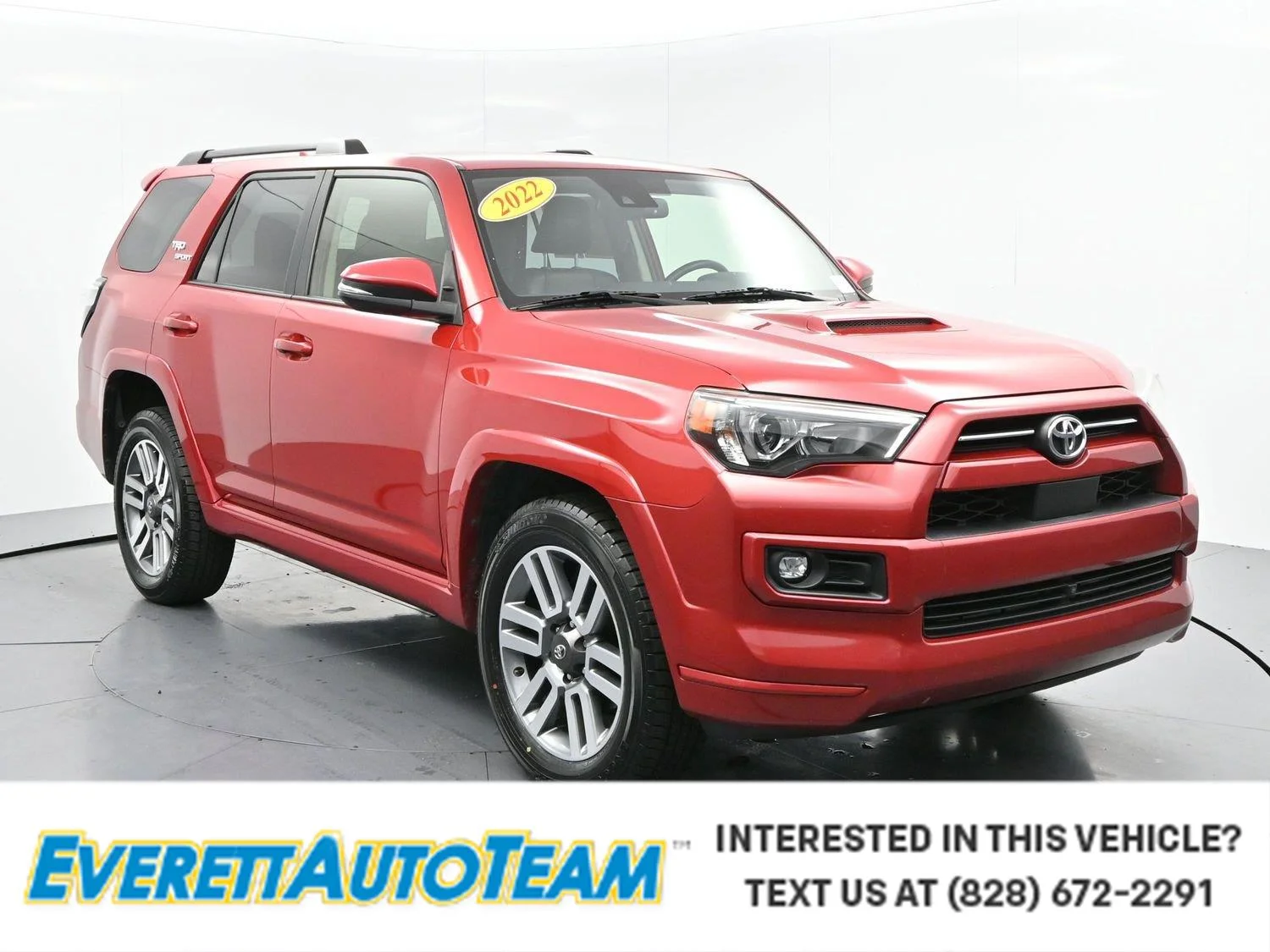 Used 2022 Barcelona Red Metallic Toyota TRD Sport image 1