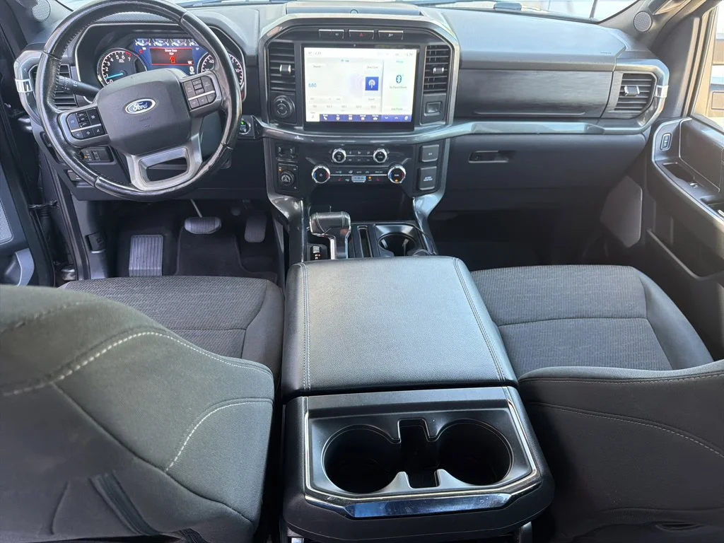 Used 2022 Carbonized Gray Metallic Ford XLT image 11
