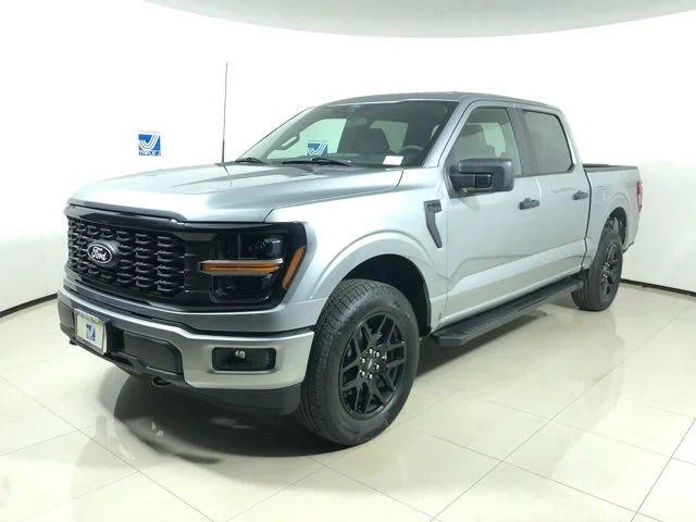 New 2025 ICONIC SILVER Ford STX w/STX Black Appearance Package Super Crew Cab image 9
