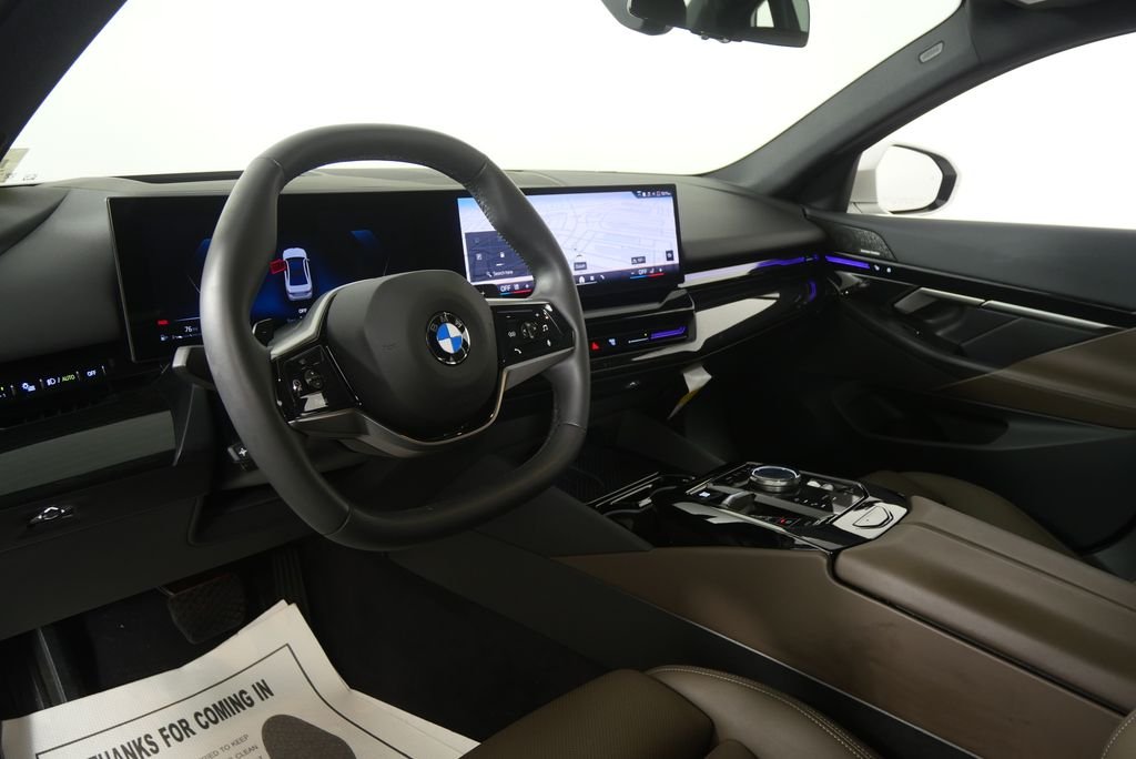 Certified Used 2025 Mineral White Metallic BMW 530i image 12